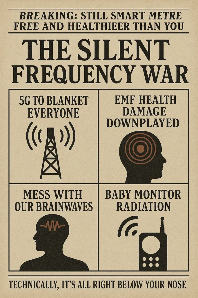 The strange truth behind The Silent Frequency War. Learn how 5G, EMFs, & tech saturation are silently reshaping your mind, mood, & world.