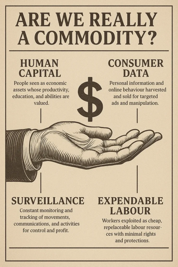 Are we really a commodity?. That is the big question, there are some who say we are just that. This article shows you questions and answers.