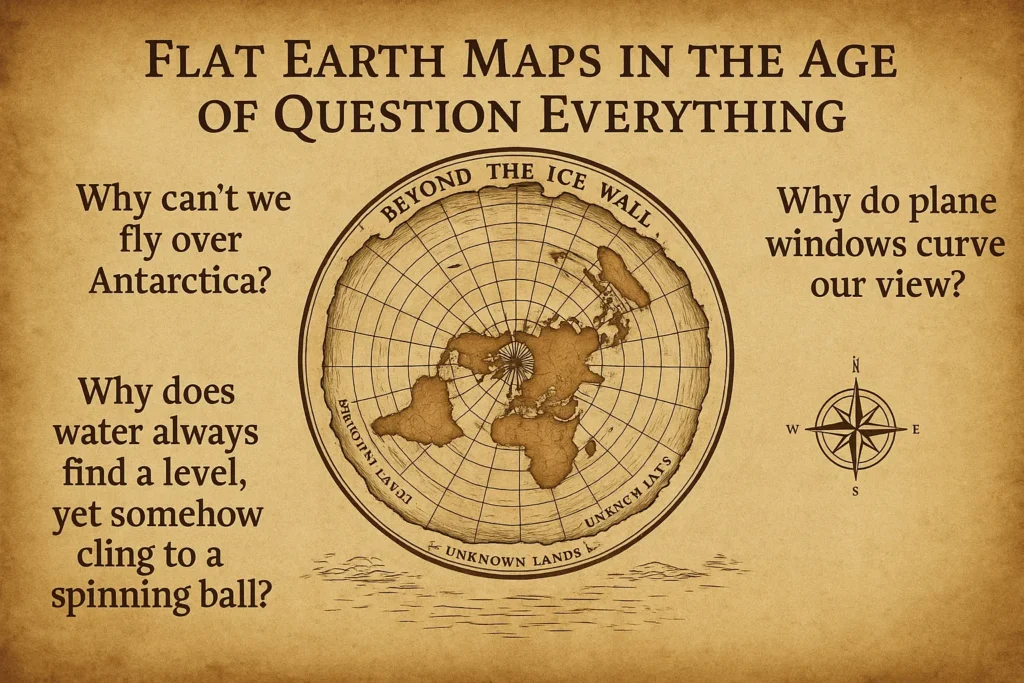 Discover the truth behind flat Earth maps. Explore their origins, key features, & why they still spark curiosity despite scientific evidence.
