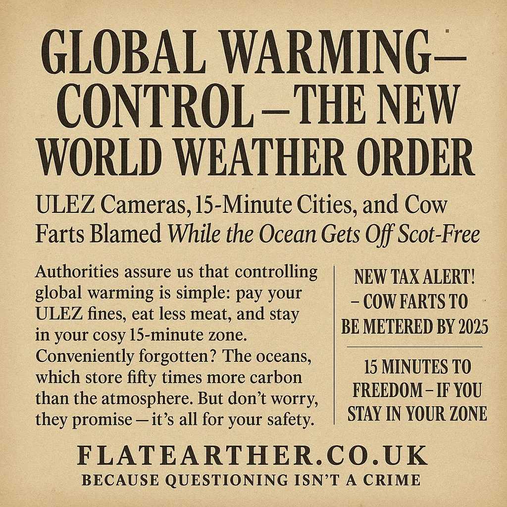 Global warming control policies like ULEZ, 15-minute cities, & Agenda 2030 shape more than the climate. Saving the planet or controlling you?