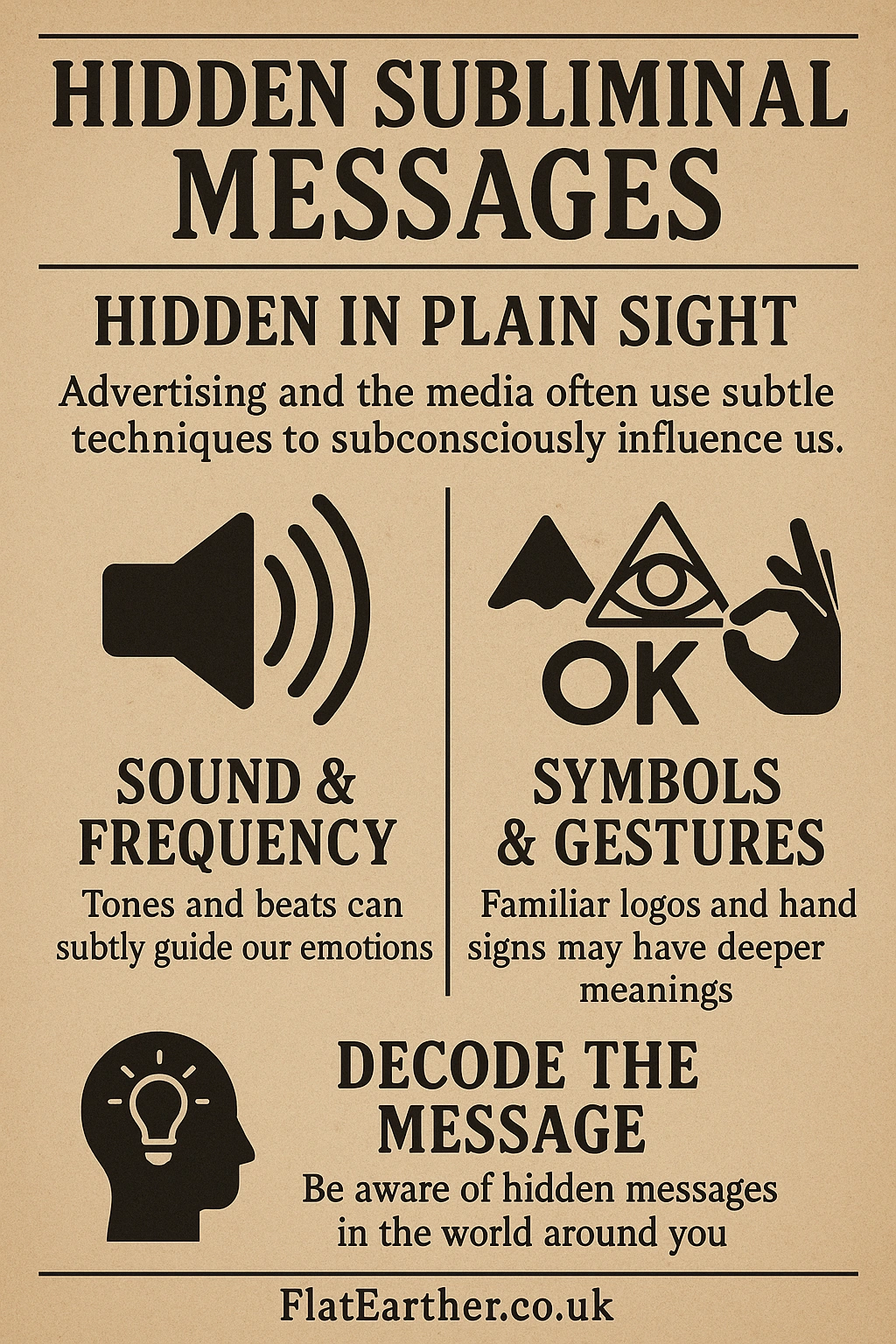 Subvisual Messages Example Hidden Subliminal Messages – The Secret Language of Influence