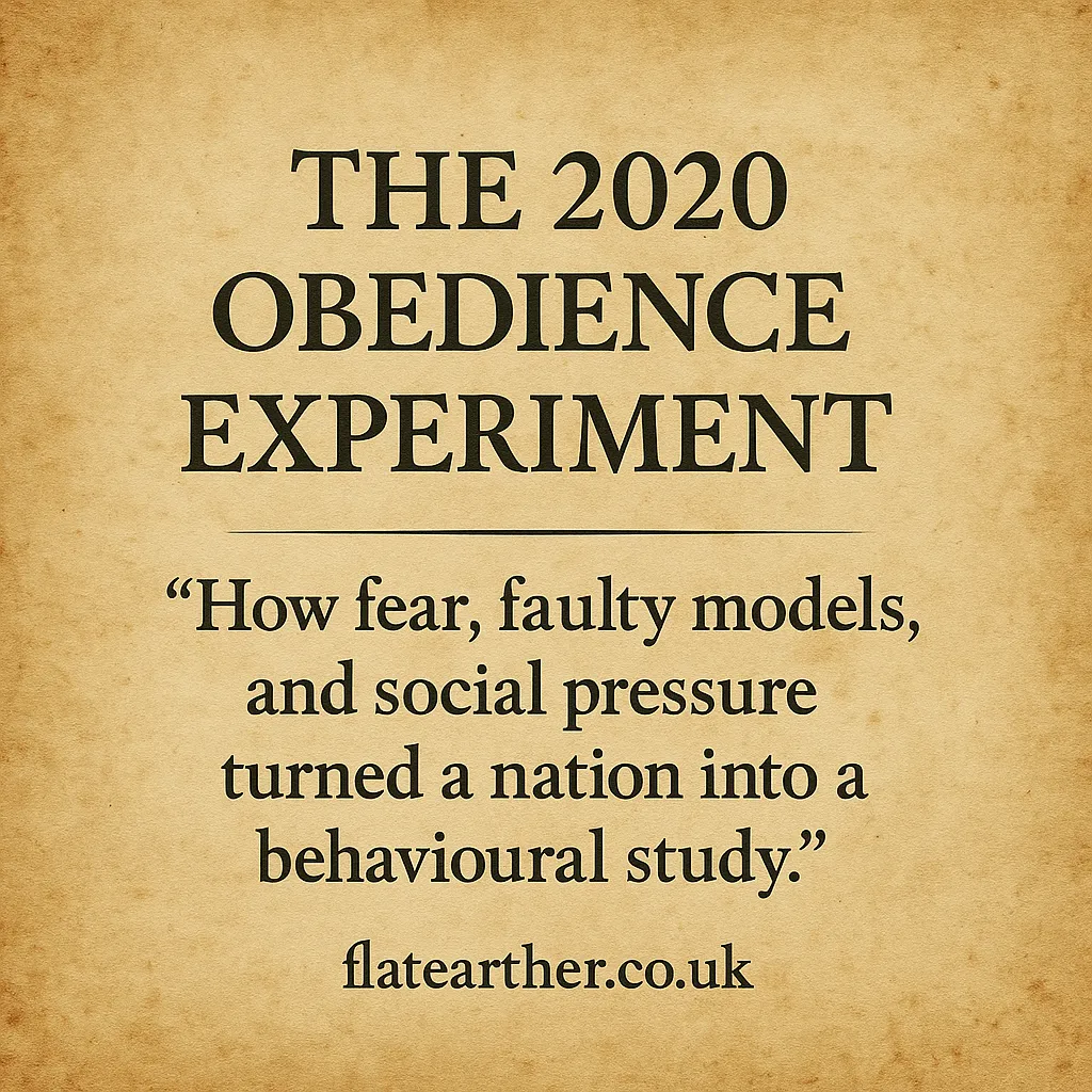 A clear look at The 2020 Obedience Experiment and how fear, faulty models and political hypocrisy shaped public behaviour in 2020. Read more